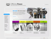 Tablet Screenshot of officinepesce.com